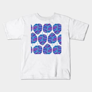 Indigo Alocasia Kids T-Shirt